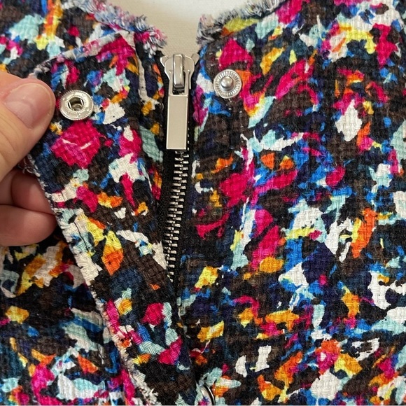 1. State Jacket zippered and snaps colorful work career business modest size XL - Picture 7 of 15